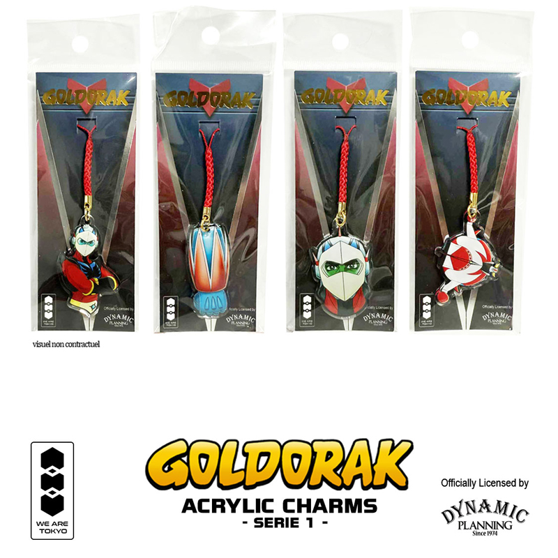 Goldorak Acrylic Charm Serie 1 Goldorak Fulguro Poing 5cm